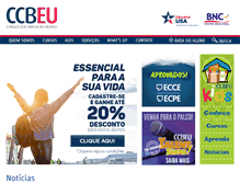 Tablet Screenshot of ccbeufranca.com.br